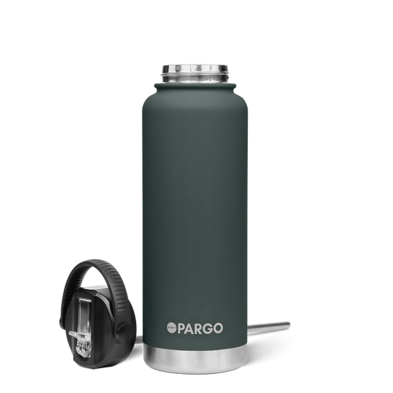 Pargo 1200ml Insulated Sports Bottle - BBQ Charcoal