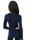 Splits59 Louise Rib Long Sleeve - Indigo