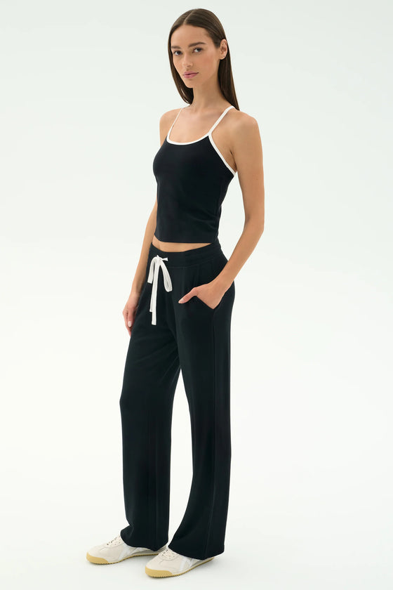 Splits59  Raven Fleece Full Length Sweatpant - Black