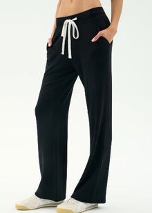  Splits59  Raven Fleece Full Length Sweatpant - Black