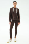 Splits59 Joey Long Sleeve Hoodie - Dark Chocolate