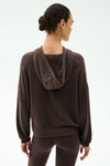 Splits59 Joey Long Sleeve Hoodie - Dark Chocolate