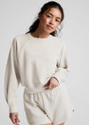 Beyond Yoga Fade out Sweatshirt Washed Vintage White
