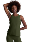 Beyond Yoga Featherweight Rebalance Tank - Army Green Heather