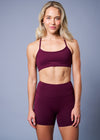 LEX Classic Bike Short 5" - BORDEAUX
