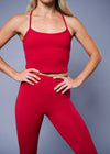 LEX Classic Racerback Tank - CHERRY