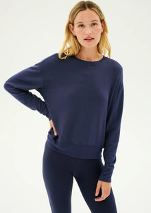  Splits59 Sonja Fleece Sweatshirt - Indigo