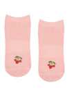 MoveActive Classic Low Rise Grip Socks - Strawberry Patch