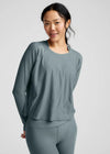 Beyond Yoga Featherweight Daydream Pullover  - Storm Heather