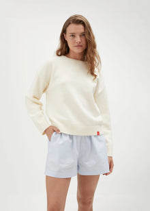  Holiday Shop Crew Neck Knit - Cream