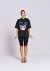 Maku the Label Butterfly Effect Tee - Acid Wash Black