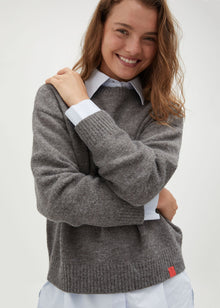  Holiday Shop Crew Neck Knit - Charcoal