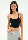 Splits59 Airweight Crop Tank - Black