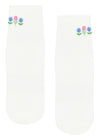 MoveActive Crew Non Slip Grip Socks - Meadow Bloom