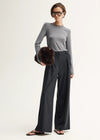 Elka Collective Sierra Top - Charcoal Marle