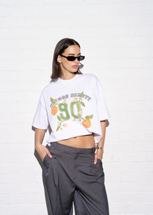  Maku the Label Orange Country Tee - White