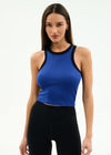 Splits59 Kiki Rib Tank - Cobalt/Black