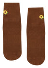 MoveActive Crew Non Slip Grip Socks - Sunflower Fields
