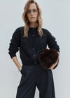 Elka Abigail Knit Cardigan - Midnight Navy