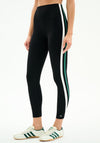 Splits59 Bianca High Waist Rigor 7/8 Legging - Black/White/Arugula