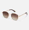 Quay Big Time - Brushed Gold Frame / Brown Lens