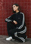 P.,E Nation Retreat Knit Pant - Black/Whisper White