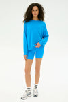 Splits59 Andie Oversized Fleece Sweatshirt - Riviera
