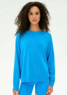 Splits59 Andie Oversized Fleece Sweatshirt - Riviera