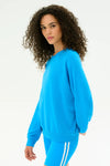 Splits59 Andie Oversized Fleece Sweatshirt - Riviera