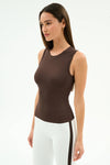 Splits59 Carter Airweight Lite Tank - Dark Chocolate