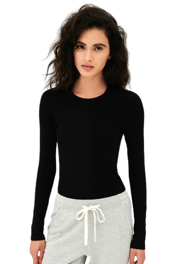 Splits 59 Loren Seamless L/S Tee - Black