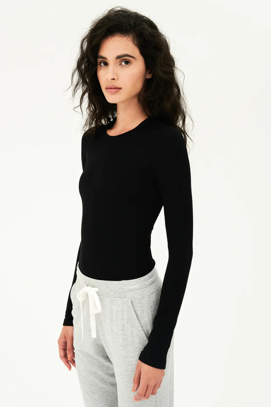 Splits 59 Loren Seamless L/S Tee - Black