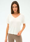 Splits59 Georgia Jersey V - Neck - White