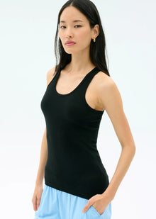  Splits59 Ashby Rib Tank - Black