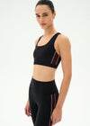 Splits59 Lexi Rigor Bra - Blk/Dark Cherry