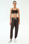 Splits59 Andie Oversized Fleece Sweatpant - Dark Chocolate