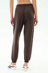 Splits59 Andie Oversized Fleece Sweatpant - Dark Chocolate