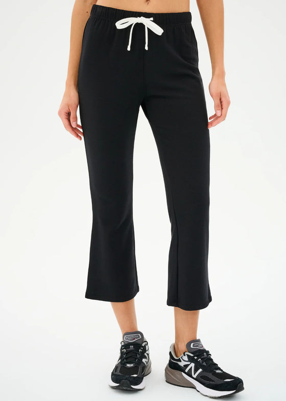 Splits59 Brooks Fleece Cropped Flare - Black