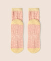 MoveActive Crew Non Slip Grip Socks - Sugar Pink Gingham