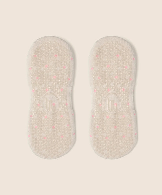 MoveActive Classic Low Rise Grip Socks - Fondant Spots