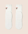 MoveActive Classic Crew Low Rise Grip Socks - Candy Cane