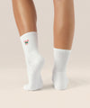 MoveActive Classic Crew Low Rise Grip Socks - Candy Cane