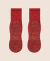 MoveActive Classic Crew Low Rise Grip Socks - Tinsel Ruby
