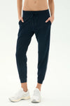Splits59 Airweight Jogger 7/8 with Piping - Indigo/White