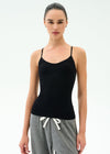 Splits59 Loren Seamless Waist Length Tank - Black