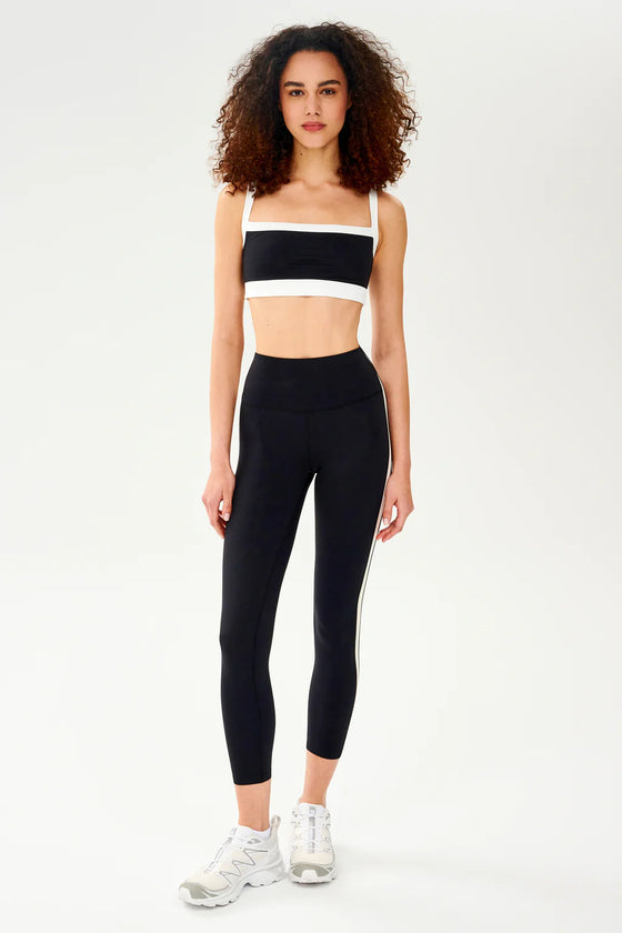 Splits59 Clare High Waist Rigor 7/8 Legging Black/White