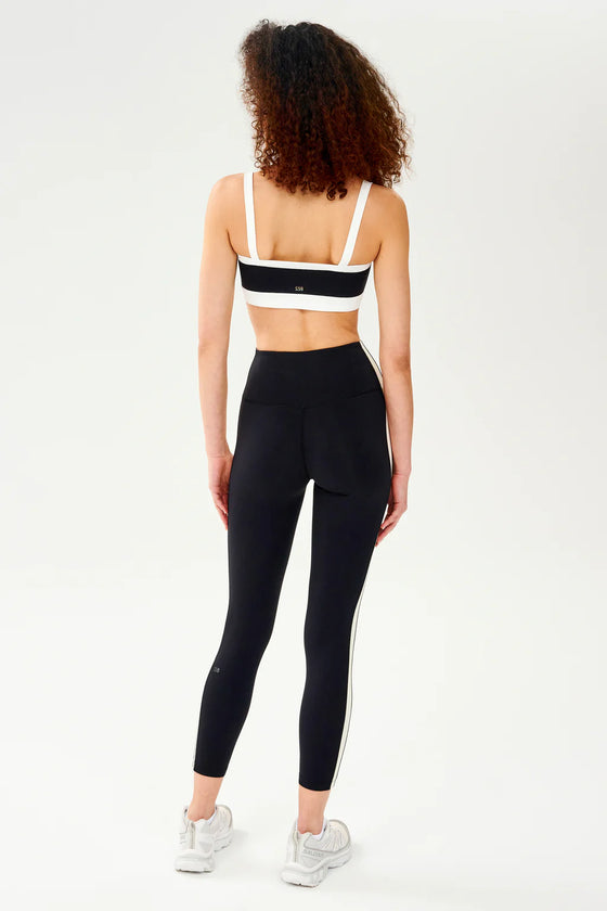 Splits59 Clare High Waist Rigor 7/8 Legging Black/White