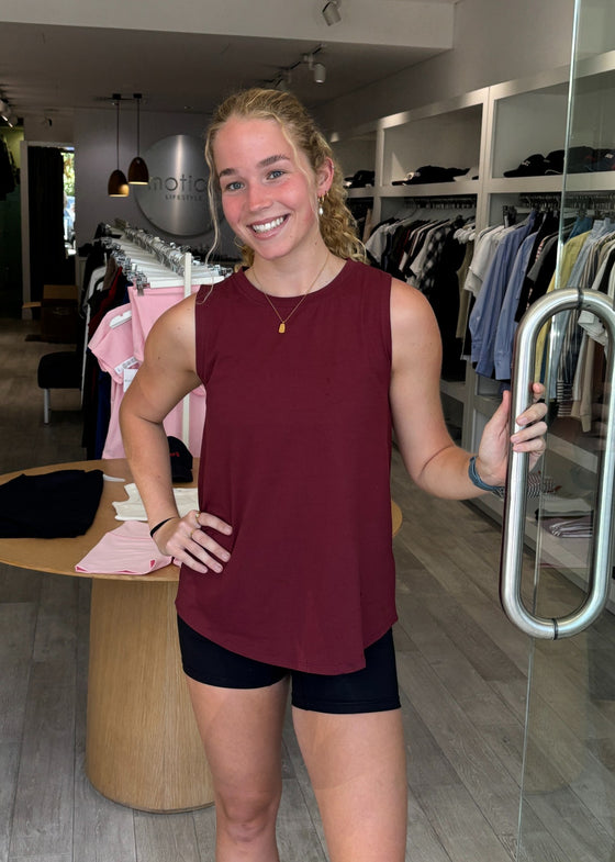 Lex Tank - Burgundy