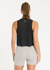 Nimble Barely There Cropped Tank - Black