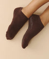 Move Active Classic Low Rise Grip Socks - Espresso